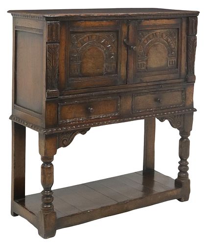 ENGLISH CARVED OAK
