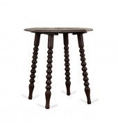 ENGLISH CARVED OAK OCCASIONAL