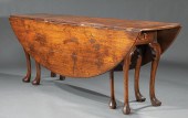 ENGLISH CARVED OAK WAKE TABLEA
