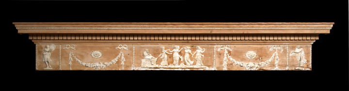 English Carved Pine and Molded