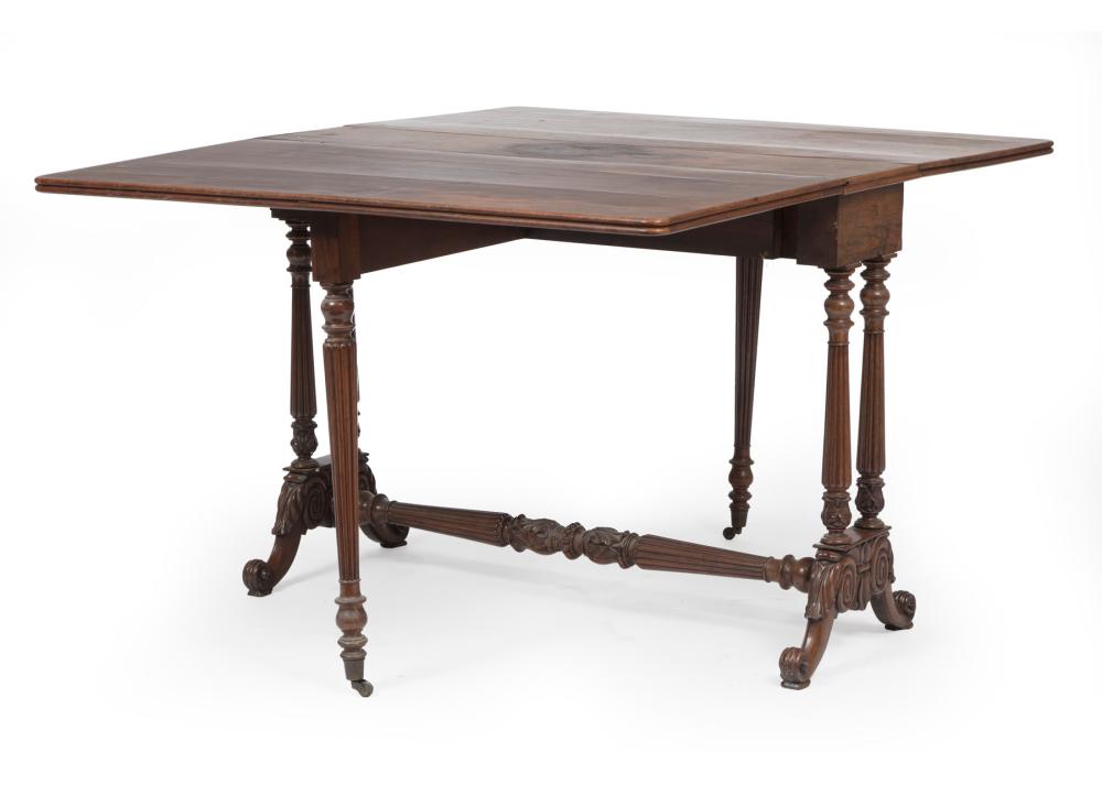 ENGLISH CARVED ROSEWOOD