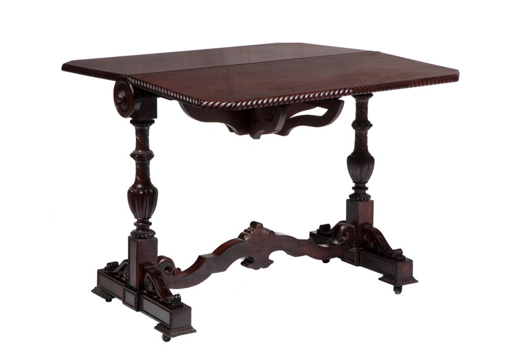 ENGLISH CARVED ROSEWOOD