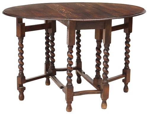 ENGLISH CARVED TIGER OAK