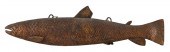 ENGLISH CARVED WOODEN FISHMONG