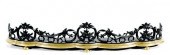 English cast-iron and brass fi