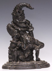 ENGLISH CAST IRON FIGURAL MR.