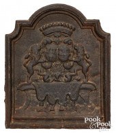 ENGLISH CAST IRON FIREBACK, 18