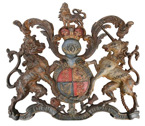 ENGLISH CAST IRON ROYAL WARRANT19th