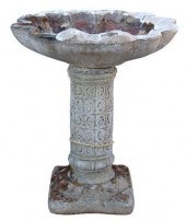 ENGLISH CAST STONE SHELL-FORM