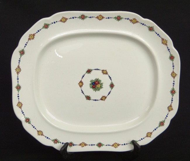 English Cauldon platter.