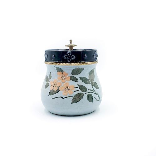 ENGLISH CERAMIC LIDDED TOBACCO