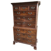 ENGLISH CHEST-ON-CHEST, 18TH C