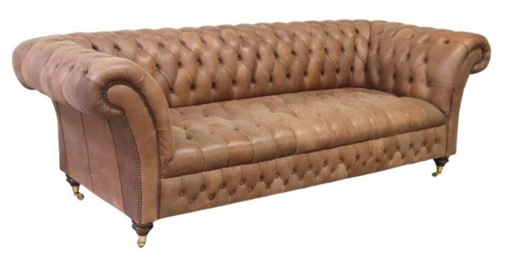 ENGLISH CHESTERFIELD STYLE BROWN