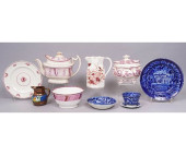 ENGLISH CHINA WARE<br>19th c.