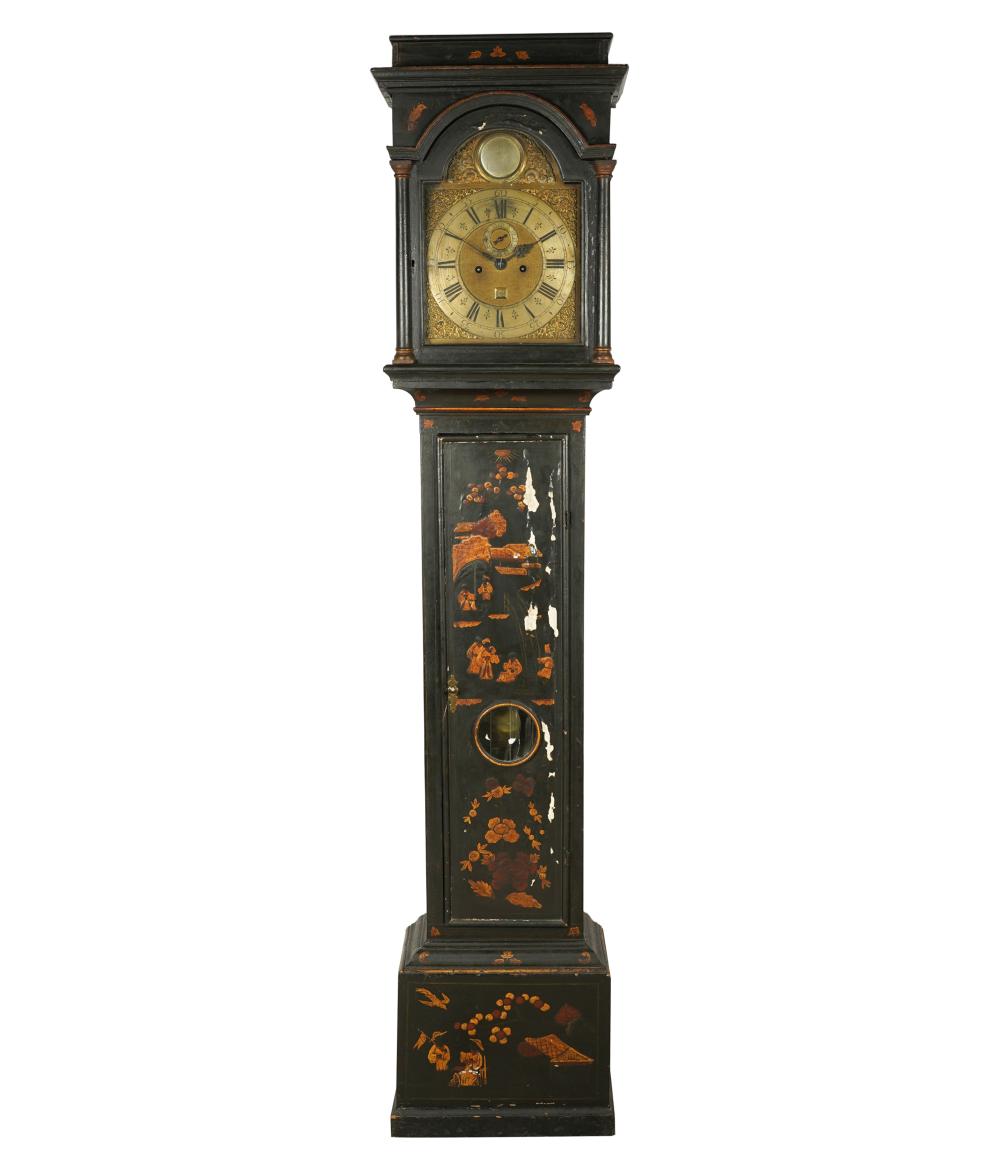 ENGLISH CHINOISERIE BLACK-LACQUERED