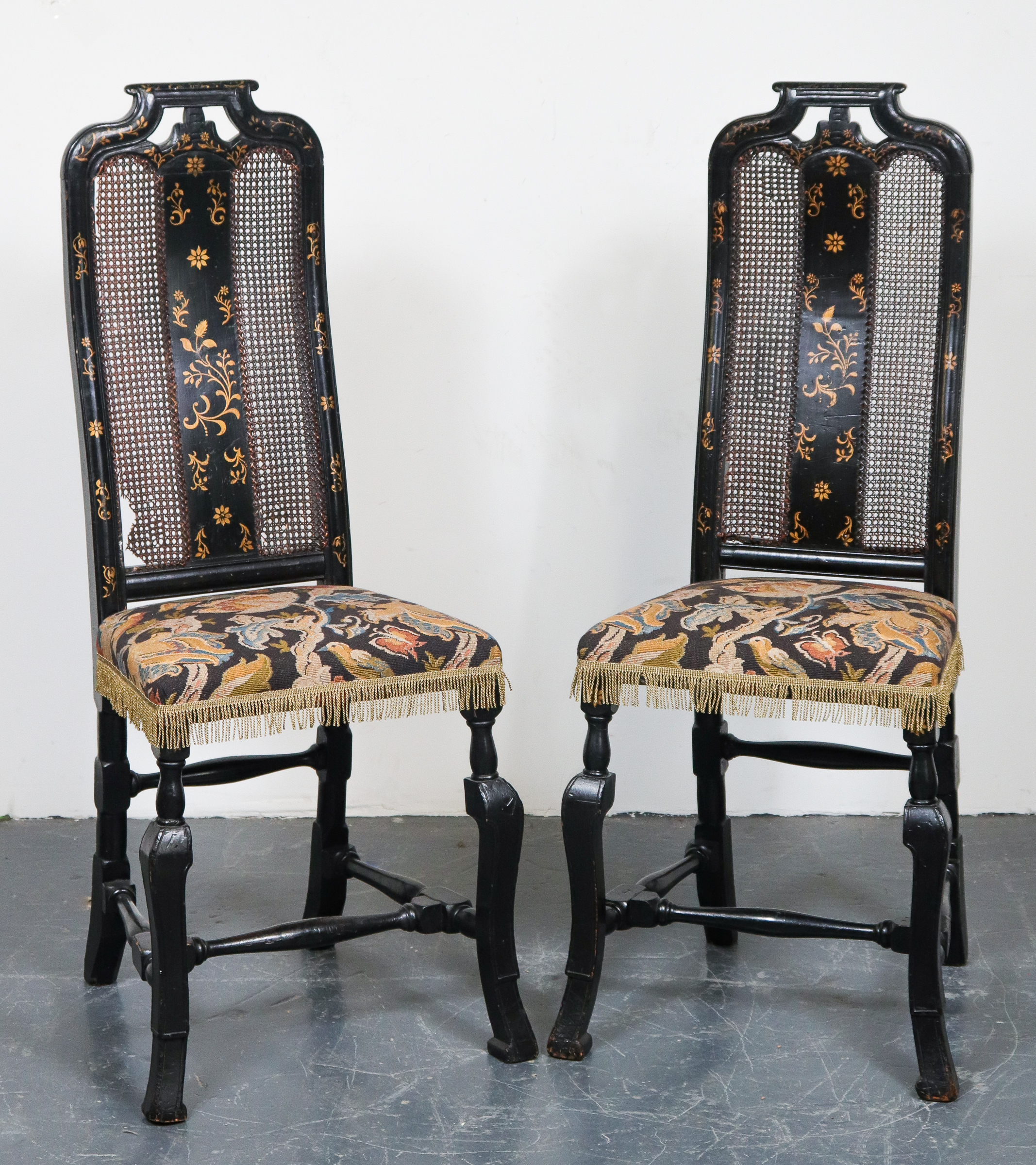 ENGLISH CHINOISERIE EBONIZED