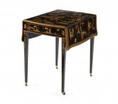 ENGLISH CHINOISERIE LACQUERED