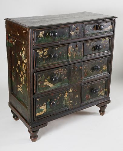 ENGLISH CHINOISERIE LANDSCAPE PAINT