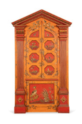 ENGLISH CHINOISERIE PAINTED CO