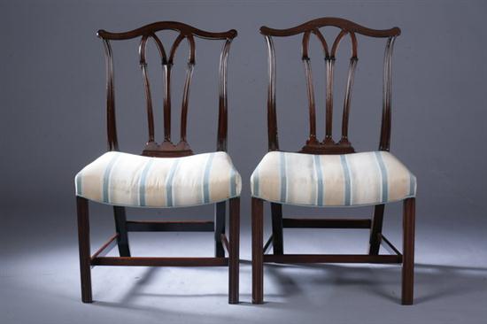 ENGLISH CHIPPENDALE CARVED MAHOGANY