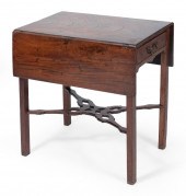 ENGLISH CHIPPENDALE DROP-LEAF
