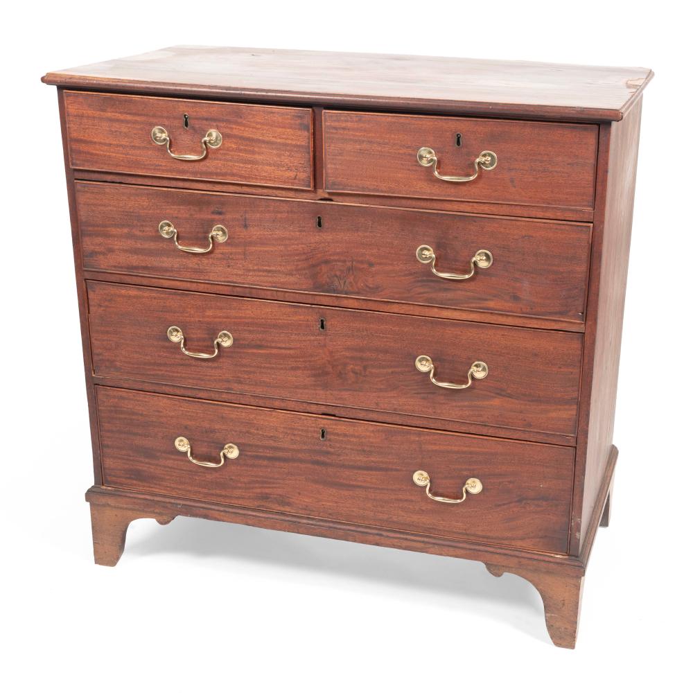 ENGLISH CHIPPENDALE FIVE-DRAWER