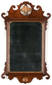 ENGLISH CHIPPENDALE LOOKING GL