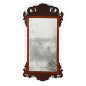 ENGLISH CHIPPENDALE MAHOGANY A