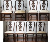 ENGLISH CHIPPENDALE MAHOGANY D