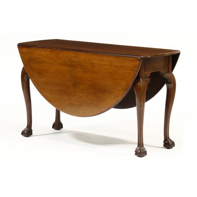 ENGLISH CHIPPENDALE MAHOGANY DROP