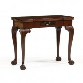 ENGLISH CHIPPENDALE MAHOGANY G
