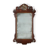 ENGLISH CHIPPENDALE MAHOGANY W