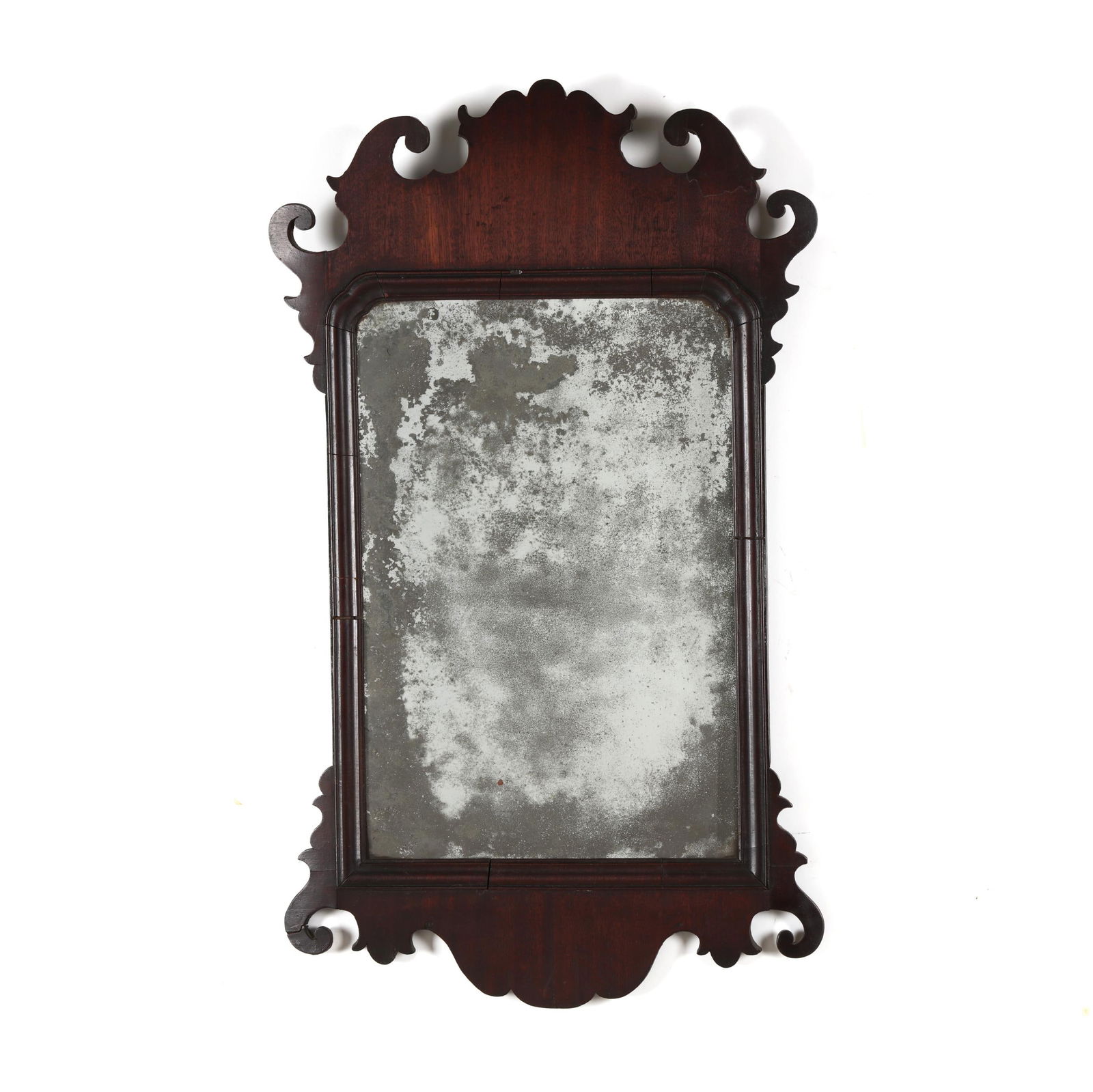 ENGLISH CHIPPENDALE MAHOGANY WALL