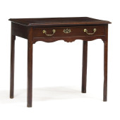 ENGLISH CHIPPENDALE MAHOGANY W