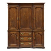 ENGLISH CHIPPENDALE OAK LIVERY