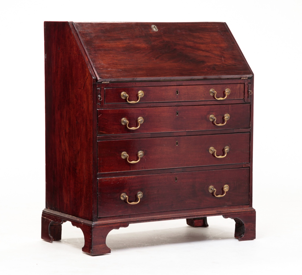 ENGLISH CHIPPENDALE SLANT FRONT