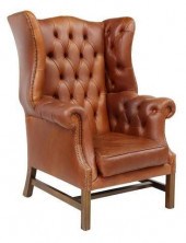 ENGLISH CHIPPENDALE STYLE LEAT