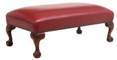 ENGLISH CHIPPENDALE STYLE RED