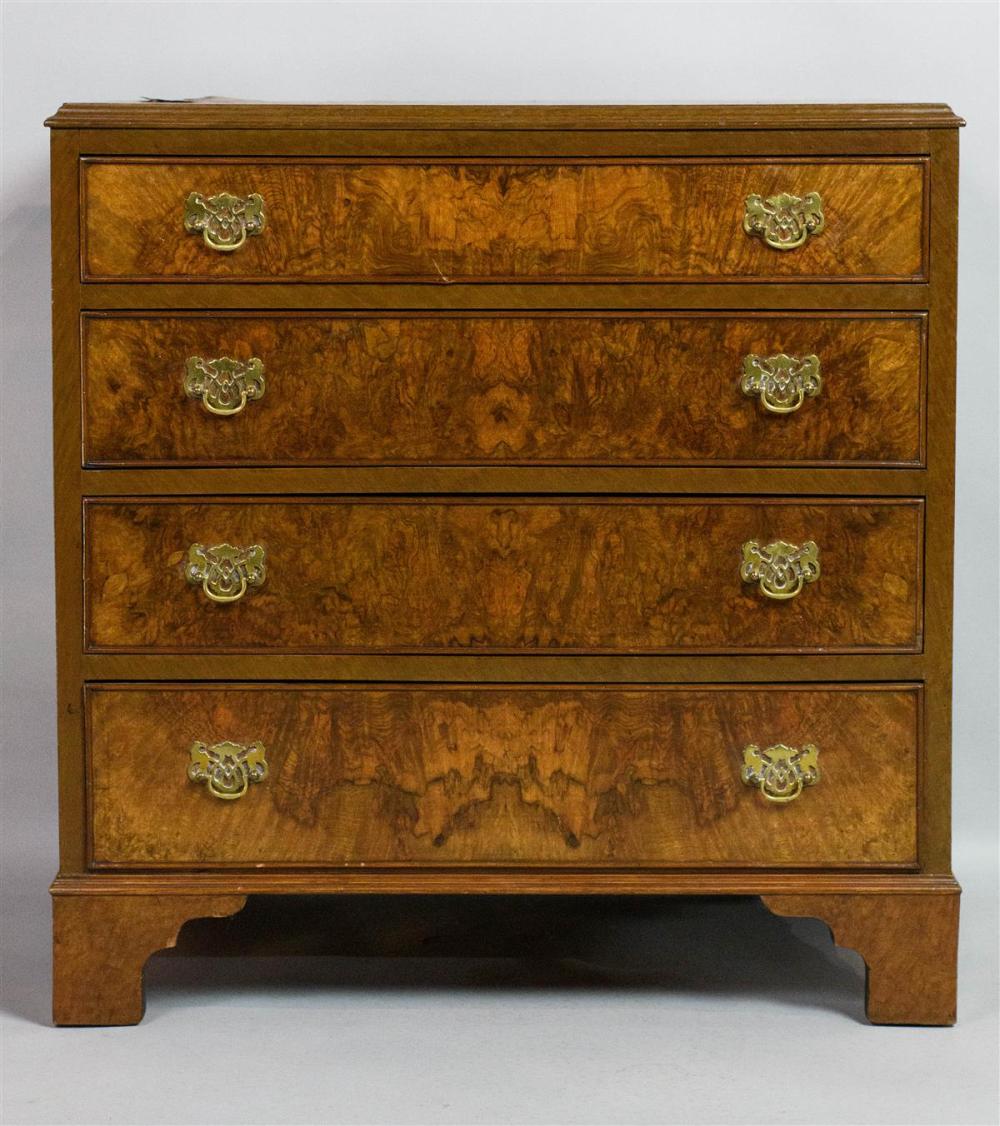 ENGLISH CHIPPENDALE STYLE WALNUT