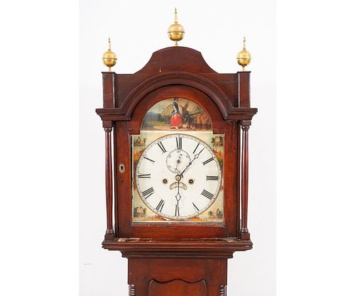 ENGLISH CHIPPENDALE TALL CASE