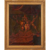 ENGLISH COAT OF ARMS PANEL OF