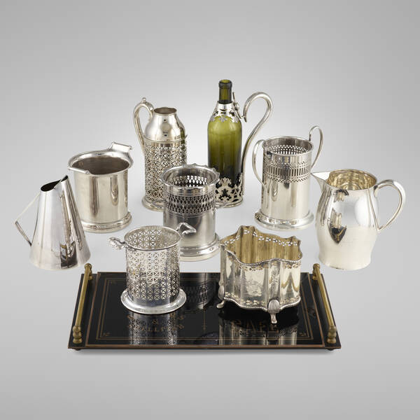 English. Collection of six wine