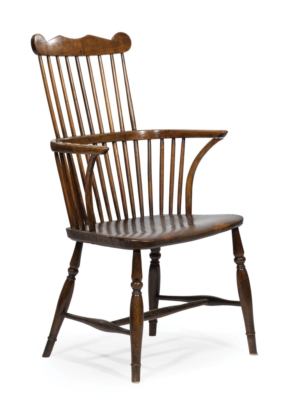 ENGLISH COMB-BACK ELM WINDSOR