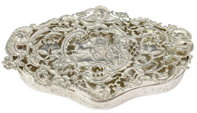 ENGLISH COMYNS STERLING RETICULATED