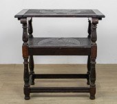 ENGLISH CONVERTIBLE OAK TABLE