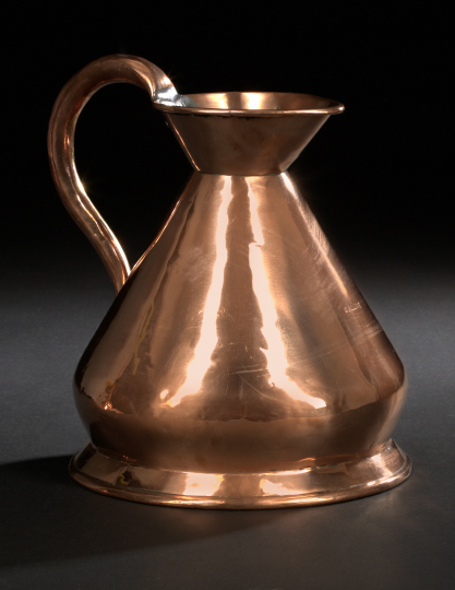 English Copper One-Gallon Jug, 