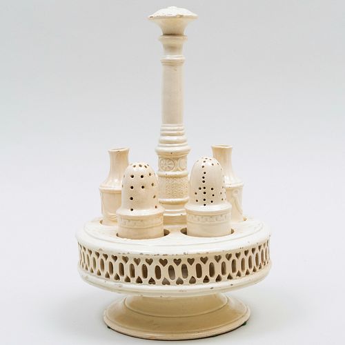 ENGLISH CREAMWARE CONDIMENT