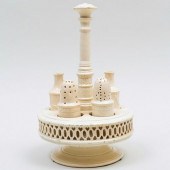 ENGLISH CREAMWARE CONDIMENT SE