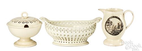 ENGLISH CREAMWARE, EARLY 19TH