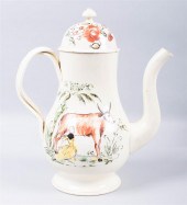 ENGLISH CREAMWARE INSCRIBED AN